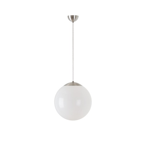 Koule - OS ISI66736 ISIS S2 PE závěsné plastové svítidlo kartáčovaná nerez / bílá IP40 4000 K 20W LED - OSMONT - foto 1