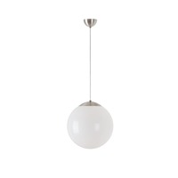Koule - OS ISI66736 ISIS S2 PE závěsné plastové svítidlo kartáčovaná nerez / bílá IP40 4000 K 20W LED - OSMONT