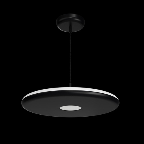 Kruhová - OS ZET60586 ZETA ST2 PF závěsné plastové svítidlo černá IP40 4000 K 38W LED - OSMONT - foto 1