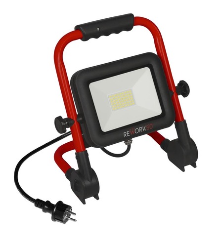 Reflektory - CEN RW-508540 REFLEKTOR LED REWORK PŘENOSNÝ. 50W 4000K 4400Lm s kabelem 2 metry IP65  - CENTURY - foto 1