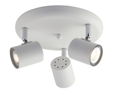 Bodová - FAN SPOT-ZERO-PL3 BCO Spotové svítidlo SPOT ZERO bílá 3xGU10 23,5x12 cm - FANEUROPE
