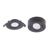 Přisazená svítidla - LED svítidlo ISDA 7W černé