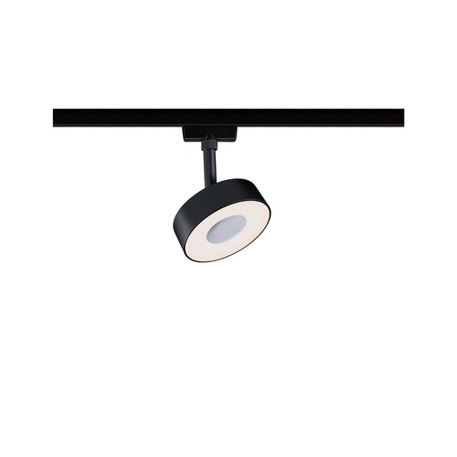 Svítidla - P 95589 URail LED lištový spot 3-krokové-stmívatelné Circle 5W 3000K stmívatelné 230V černá mat - PAULMANN - foto 1