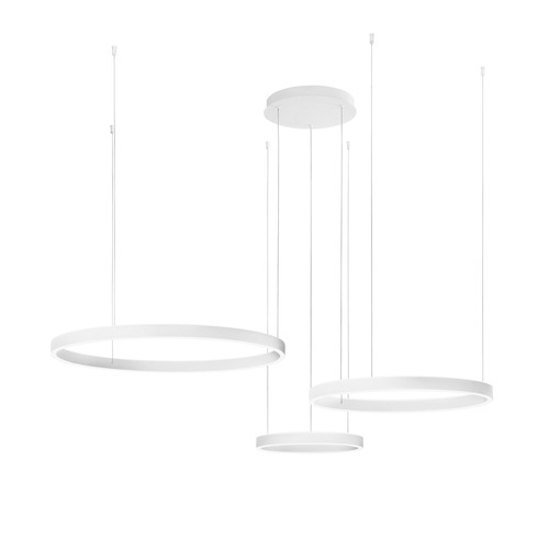 Dekorativní - FAN LED-AKROBAT-S3-BCO Závěsné svítidlo LED AKROBAT bílá 120W 20620 lm CCT 40/60/80 x 150 cm - FANEUROPE - foto 1