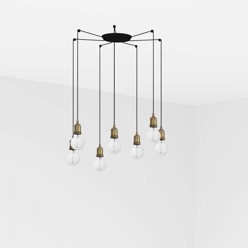 Subtilní - FARO 64137-7L ART závěsné svítidlo, starozlatá 7L - FARO - foto 1