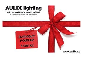 Ostatní - AU DARKOVYPOUKAZ5 Dárkový poukaz v hodnotě 5.000 Kč na nákup zboží AULIX