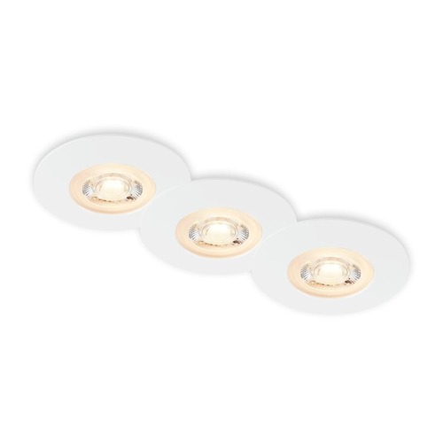 Kruhová - BRI 7044036 LED vestavná svítidla, pr.9 cm, 3x LED, 5 W, 480 lm, bílé (starý kód: BRI 7044-036) - BRILONER - foto 1