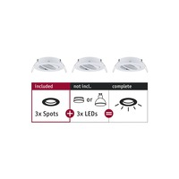 Kruhová - P 92486 Vestavné svítidlo Choose spot výklopné max. 10W bílá mat 230V - PAULMANN