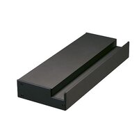 Al profily k přisazení - LA 213660 GLENOS Profi profil nástěnného nosiče , vč. koncových krytek, matný černý, 20 cm - BIG WHITE (SLV)