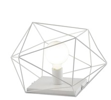 Stolní lampy dekorační - FAN I-ABRAXAS-L1 BCO Stolní lampa Lume Abraxas, bílá, 1 x E27, 40,5 x 29,5 x 26,5 cm - FANEUROPE