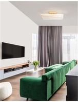 Hranatá - NV 9545233 Stropní svítidlo JERTUNA zlatý hliník a akryl LED 33W 230V 3000K IP20 - NOVA LUCE