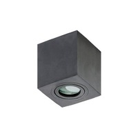 Přisazená - AZZ AZ2878 Stropní bodové přisazené svítidlo Azzardo Brant Square IP44 black AZ2878 GU10 1x50W IP44 9cm hranaté černé - AZZARDO
