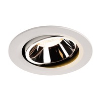 Kruhová - LA 1003639 NUMINOS® MOVE DL L vnitřní LED zápustné stropní svítidlo bílá/chrom 2700 K 20° otočné a výkyvné - BIG WHITE (SLV)