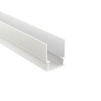 Al profily k zapuštění - IMPR 970801 Deko-Light Combo montážní profil do betonu 2 m, bílá
