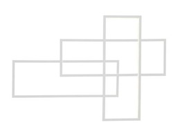 Dekorativní - AZZ AZ2993 LED Nástěnné svítidlo Azzardo Quadratus Wall Dimm white AZ2993 80W 4080lm 3000K IP20 101cm stmívatelné bílé - AZZARDO