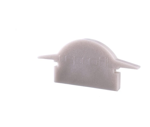 Krytky pro Al profily - IMPR 980041 Koncovka L-ET-01-10 šedá 25 mm 2 ks - LIGHT IMPRESSIONS - foto 1