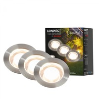 Connect To Shine - BRI 3917032 BRILONER CONNECT TO SHINE prodlužovací sada Tilia 3ks LED zapuštěných svítidel do země, IP67 3917032