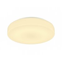 Nástěnná - LA 1002076 LIPSY 40 Drum CW, LED venkovní nástěnné a stropní nástavbové svítidlo, bílá, IP44 3000/4000K - BIG WHITE (SLV)