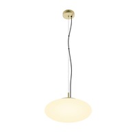 Koule - LA 1010414 OLYPSO 40 závěsné svítidlo, E27, délka závěsu 400 cm, 1 x max. 40 W, zlatá - BIG WHITE (SLV)