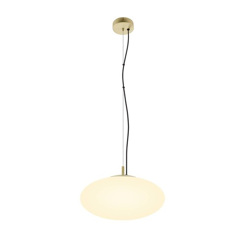 Koule - LA 1010414 OLYPSO 40 závěsné svítidlo, E27, délka závěsu 400 cm, 1 x max. 40 W, zlatá - BIG WHITE (SLV) - foto 1