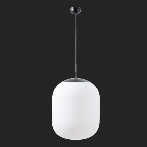Nouzové osvětlení - OS TAN67865 TANIA S2 závěsné skleněné svítidlo černá / bílá IP40 4000 K 41W LED nouzové kombinované 3 h (původní kód OS 67865) - OSMONT - foto 1