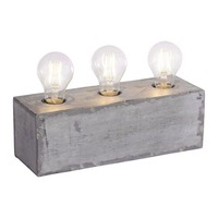Stolní lampy dekorační - LD 11498-77 SAMIA Stolní lampa v industriálním stylu v železném provedení 3-ramenné s paticemi E27 - LEUCHTEN DIREKT / JUST LIGHT