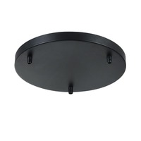 Sestavte si sami - M SPR-BASE-R-03-B Stropní základna univerzální 300 mm černý kov  - MAYTONI