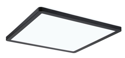 Hranatá - P 71015 LED Panel Atria Shine hranaté 293x293mm 4000K černá - PAULMANN