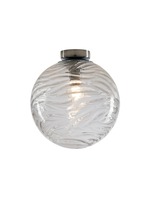 Kruhová - FAN I-NEREIDE-G-PL25 TR Stropní svítidlo NEREIDE, průhledné, 1 x E27, 25 x 25 cm - FANEUROPE