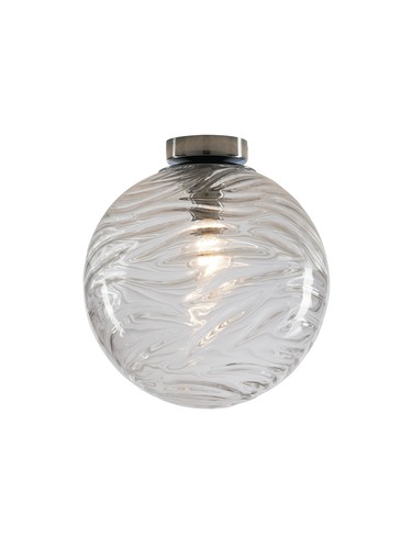 Kruhová - FAN I-NEREIDE-G-PL25 TR Stropní svítidlo NEREIDE, průhledné, 1 x E27, 25 x 25 cm - FANEUROPE - foto 1