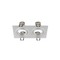 Hranatá - LA 1008009 NEW TRIA® 155 podhledový kroužek, D: 17 š: 9 V: 4 cm, dvousvítidlo, IP 20, hliník - BIG WHITE (SLV)