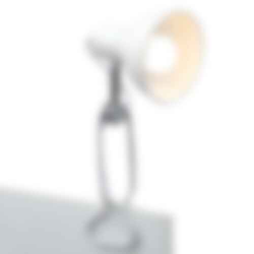 Stolní lampy s klipem - BRI 2790-016 Svítidlo se svorkou 30,5 cm 1x E14 8W bílé - BRILONER - foto 1