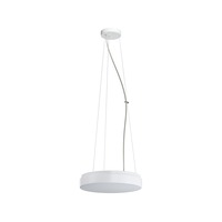 Kruhová - OS DEL48371 DELIA L2 závěsné plastové svítidlo bílá IP40 3000 K 34W LED - OSMONT