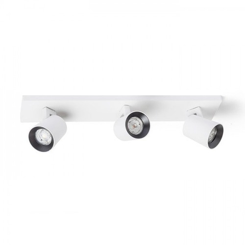 Bodová - RED R12918 KENNY III přisazená bílá/černá 230V GU10 3x35W - RED - DESIGN RENDL - foto 1