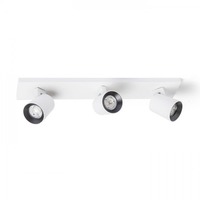 Bodová - RED R12918 KENNY III přisazená bílá/černá 230V GU10 3x35W - RED - DESIGN RENDL