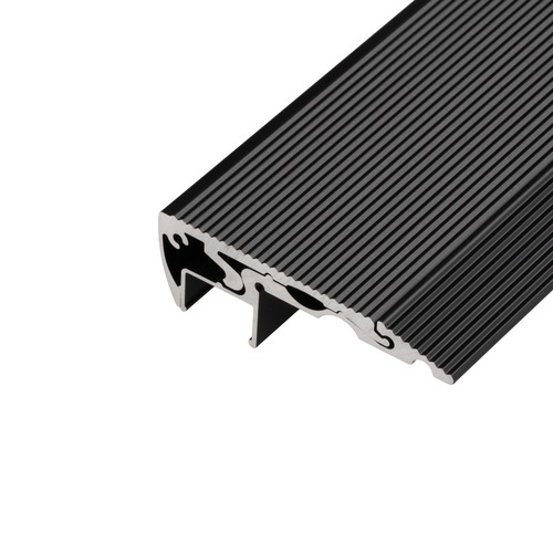 Schodišťové profily - LED profil ST2 černý schodišťový - foto 1