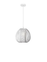 Dekorativní - NV 9586152 Závěsné svítidlo DESIRE bílý hliník E27 1x12W 230V IP20 bez žárovky - NOVA LUCE