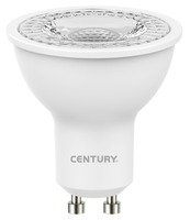 GU10/GZ10 - CEN DSD-063840 LED DICRO GU10 6W GU10 4000K Ra95 450Lm 38d DIMM IP20 - CENTURY