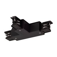 Lišty a příslušenství S-TRACK - LA 175130 VÝPRODEJ Spojka T pro 3fáz. přípojnici S-TRACK, země, verze L, černá - BIG WHITE (SLV)