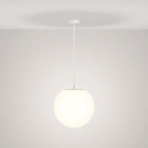 Závěsná - M O594PL-01W Závěsné svítidlo Erda E27 30W IP54 bílý plast - MAYTONI - foto 1