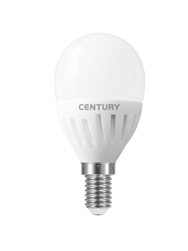 E14 - CEN ONH1G-081430 LED MINI GLOBE ONDA 8W E14 3000K 806Lm 200d 45x87mm IP20 - CENTURY - foto 1