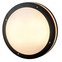 Nástěnná - AZZ AZ2187 LED Stropní a nástěnné přisazené svítidlo Azzardo Fano Round dark grey AZ2187 9W 750lm 3000K IP54 22cm kulaté tmavě šedé - AZZARDO