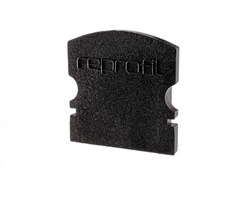 Krytky pro Al profily - IMPR 978552 Koncovka F-AU-02-10 černá 16 mm 2 ks - LIGHT IMPRESSIONS