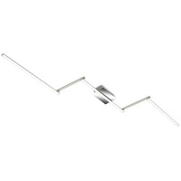 Dekorativní - BRILO 3501-018 LED stropní svítidlo, 227,2 cm, 24 W, hliník-chrom - BRILO