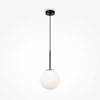 Koule - M MOD321PL-01B1 Závěsné svítidlo Basic form E14 40W opálové sklo černý kov - MAYTONI