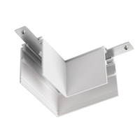 Lištové Magnetic SLV - LA 1006582 L-spojka mechanická 48 V TRACK, pro nástavbovou lištu hlub., vlevo, bílá - BIG WHITE (SLV)