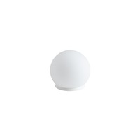 Stolní lampy dekorační - OS BIA58003 BIANCA 1 stolní skleněná lampa bílá IP40 25W E27 (původní kód OS 58003) - OSMONT