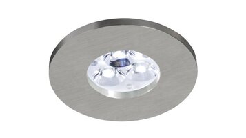 Kruhová - BPM 3005LED2.D40.3K Vestavné svítidlo Aluminio Plata IP65 kart.hliník 7W LED 500lm 3000K 230V - BPM
