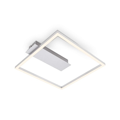 Hranatá - BRILO 3771019 LED stropní svítidlo, 32 cm, 14W, 1400lm, hliník - BRILO - foto 1