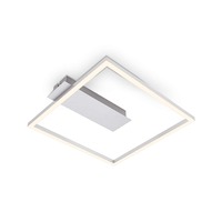 Hranatá - BRILO 3771019 LED stropní svítidlo, 32 cm, 14W, 1400lm, hliník - BRILO